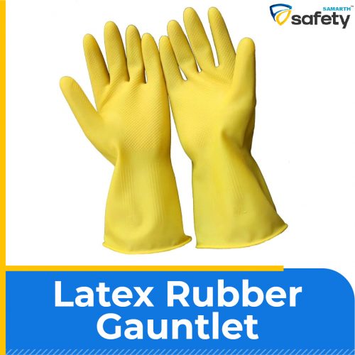 Latex Rubber Gauntlet